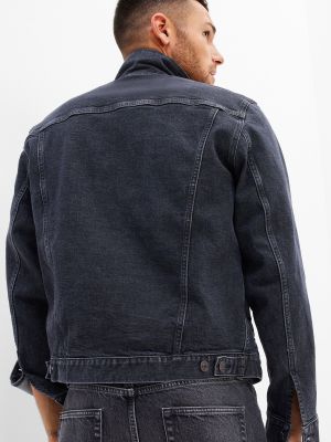 Джинсовая куртка с длинным рукавом Gap черная