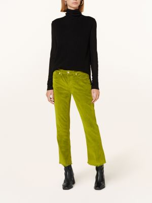 Вельветовые брюки Nine:inthe:morning зеленые