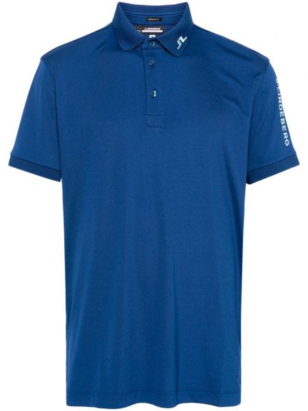 Поло тениска J.lindeberg синьо