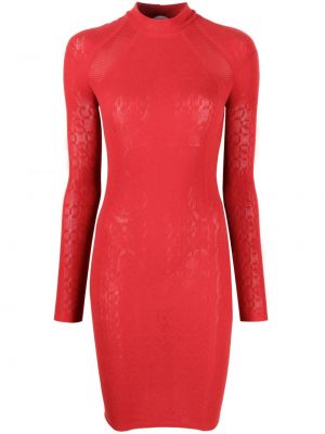 Robe en tricot ajouré Wolford rouge