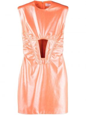 Коктейлна рокля Genny оранжево