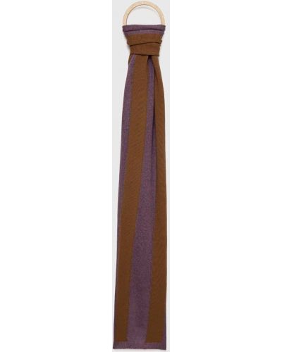Vlněný šátek Sisley fialový