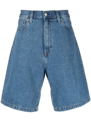 Kratke jeans hlače Carhartt Wip modra
