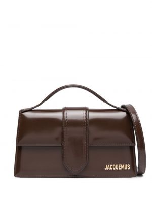 Τσάντα χιαστί Jacquemus καφέ