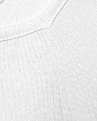 T-shirt a maniche lunghe Lascana bianco