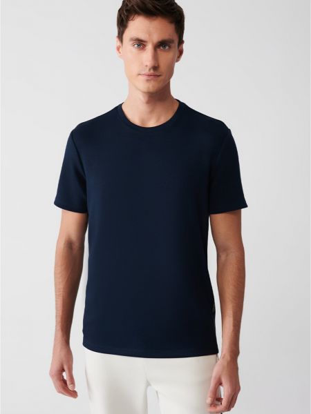 Тениска Avva синьо