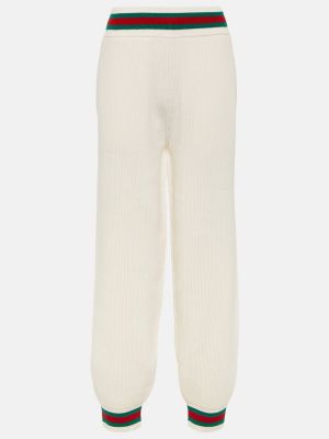 Pantaloni tuta di lana Gucci