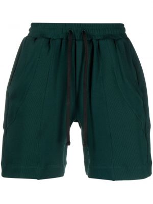 Pantaloni scurți din bumbac Styland verde
