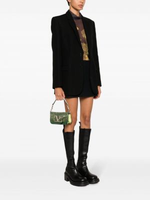 Shopper kabelka s přechodem barev Valentino Garavani zelená