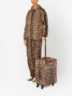 Raštuotas lagaminas leopardinis Dolce & Gabbana