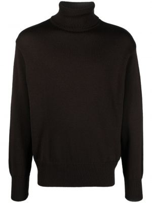 Вълнен пуловер Société Anonyme кафяво