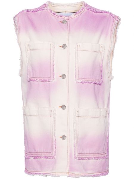 Mustriline puuvillased vest Msgm