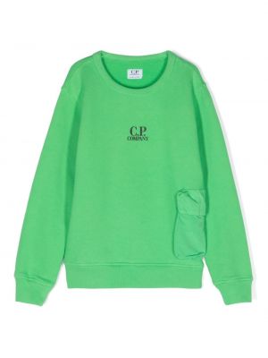 Maglione con stampa C.p. Company verde