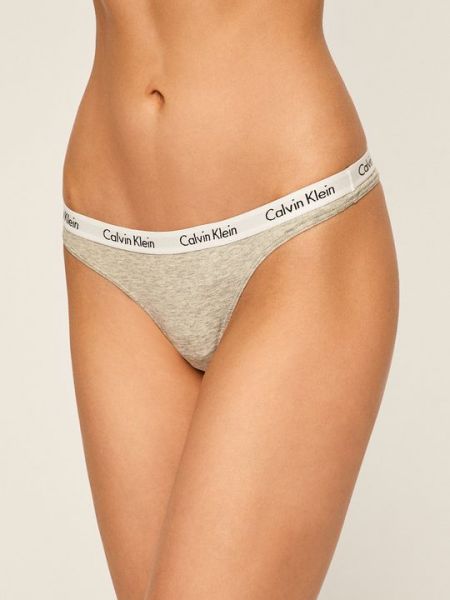 Стринги Calvin Klein Underwear серые