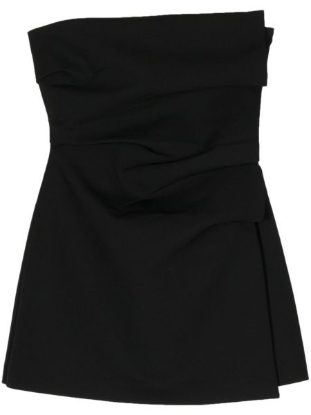 Plisované mini šaty Sir černé