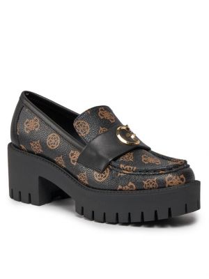 Loaferice Guess smeđa
