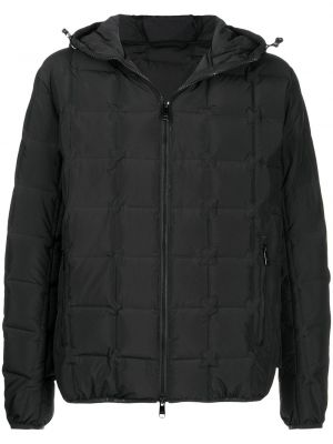 Kabát na zips s kapucňou Armani Exchange čierna