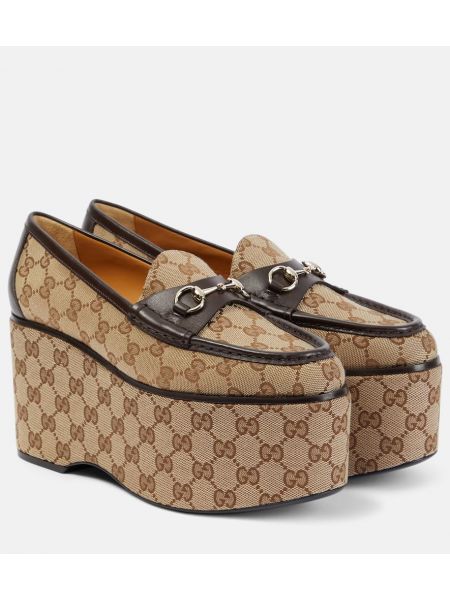 Loafers na platformě Gucci