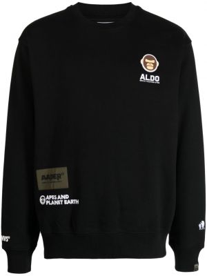 Jersey sweatshirt mit stickerei Aape By *a Bathing Ape® schwarz