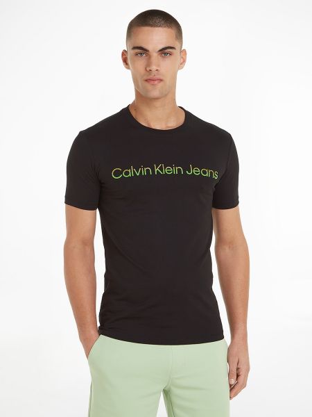 Camiseta slim fit Calvin Klein Jeans negro