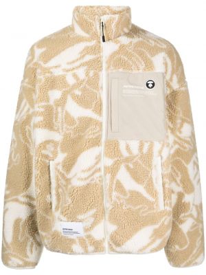 Giacca a vento con stampa camouflage Aape By *a Bathing Ape® beige