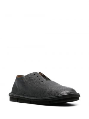 Nėriniuotos iš natūralios odos oksfordo batai su raišteliais Marsell juoda