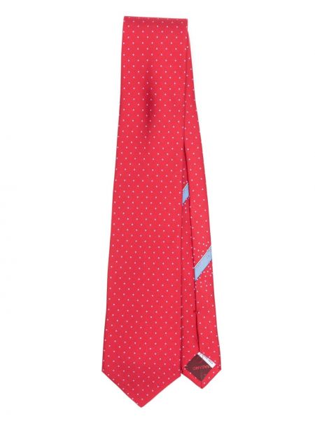 Πουά μεταξωτή γραβάτα Ferragamo