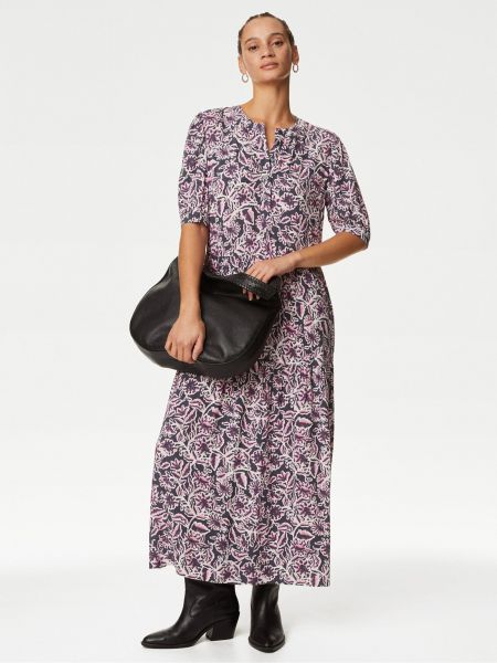 Šaty Marks & Spencer fialové