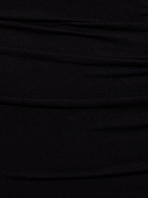 Mini vestido de tela jersey Andreadamo negro