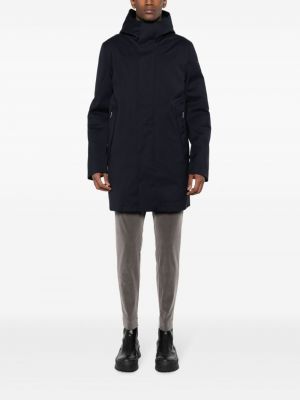 Kabát s kapucí Roberto Ricci Designs modrý