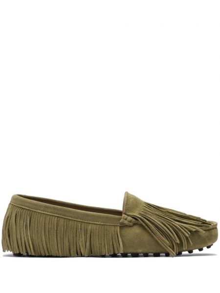 Ruskind loafers Scarosso grøn