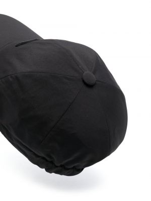 Kepurė su snapeliu Moncler juoda