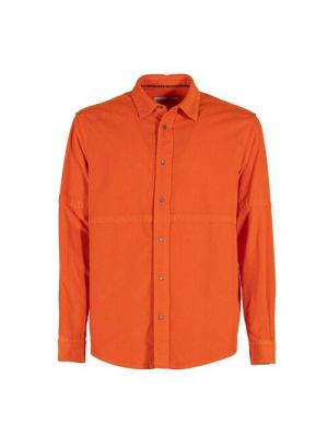 Рубашка Bikkembergs оранжевая
