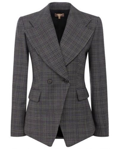 Шерстяной пиджак Michael Kors Collection, серый