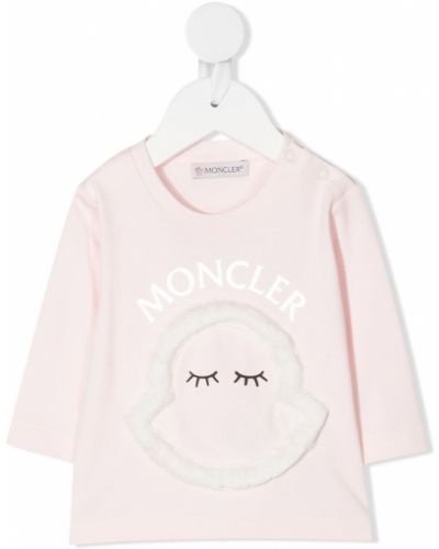 T-skjorte for jenter Moncler Enfant rosa