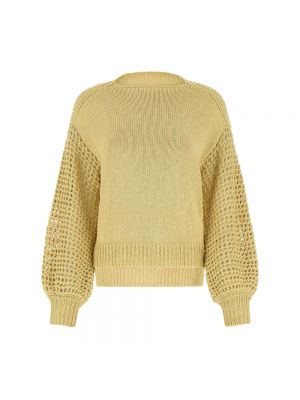 Sweter Agnona żółty