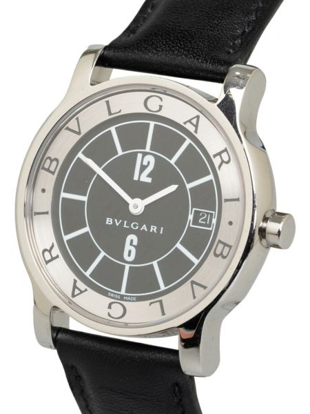 Kožené hodinky Bvlgari Pre-owned