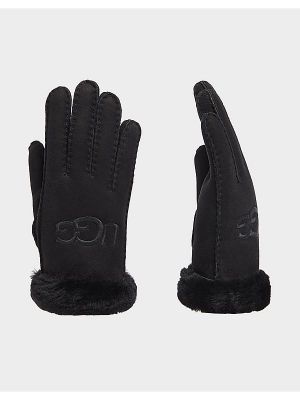 Kožené rukavice Ugg - čierna