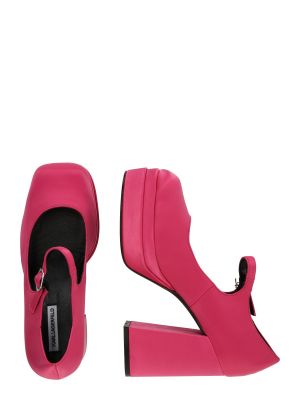 Pantofi cu toc Karl Lagerfeld roz