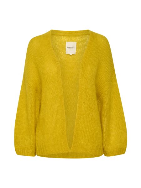 Moherowy sweter Part Two żółty