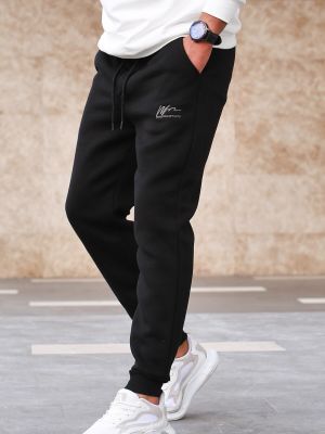 Pantaloni sport slim fit Madmext negru