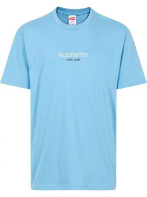 Klassisk t-shirt Supreme blå