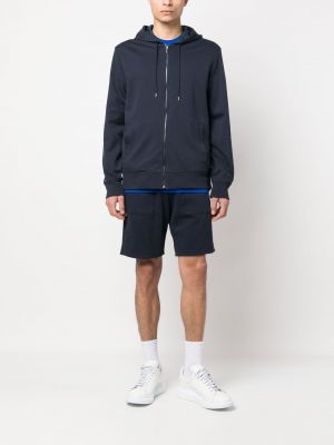 Beidseitig tragbare hoodie mit reißverschluss mit print Michael Kors blau