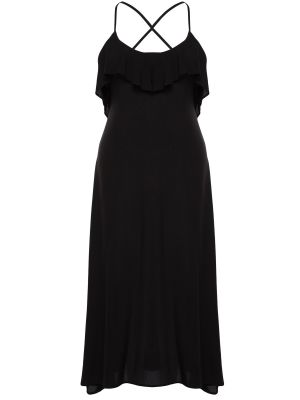 Μάξι φόρεμα Trendyol μαύρο