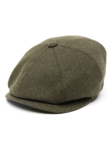 Veltinio kepurė be kulniuko Tagliatore žalia
