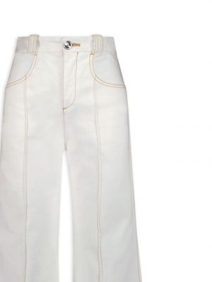 Jeans ausgestellt Giambattista Valli weiß