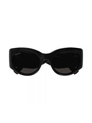 Eleganter oversize sonnenbrille Gucci schwarz