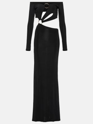 Макси рокля от джърси Louisa Ballou черно
