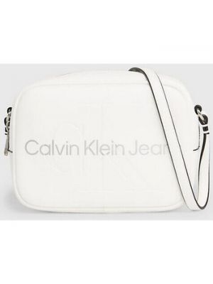 Crossbody táska Calvin Klein Jeans fehér