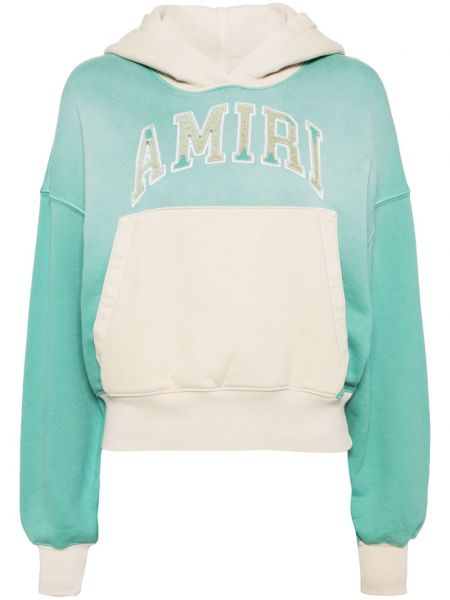 Işlemeli hoodie Amiri mavi